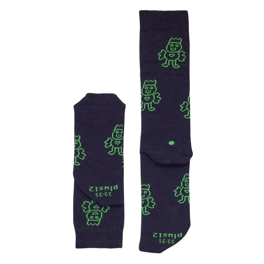 Plus12 - Little Angels Merino - chaussettes barefoot mi-mollet