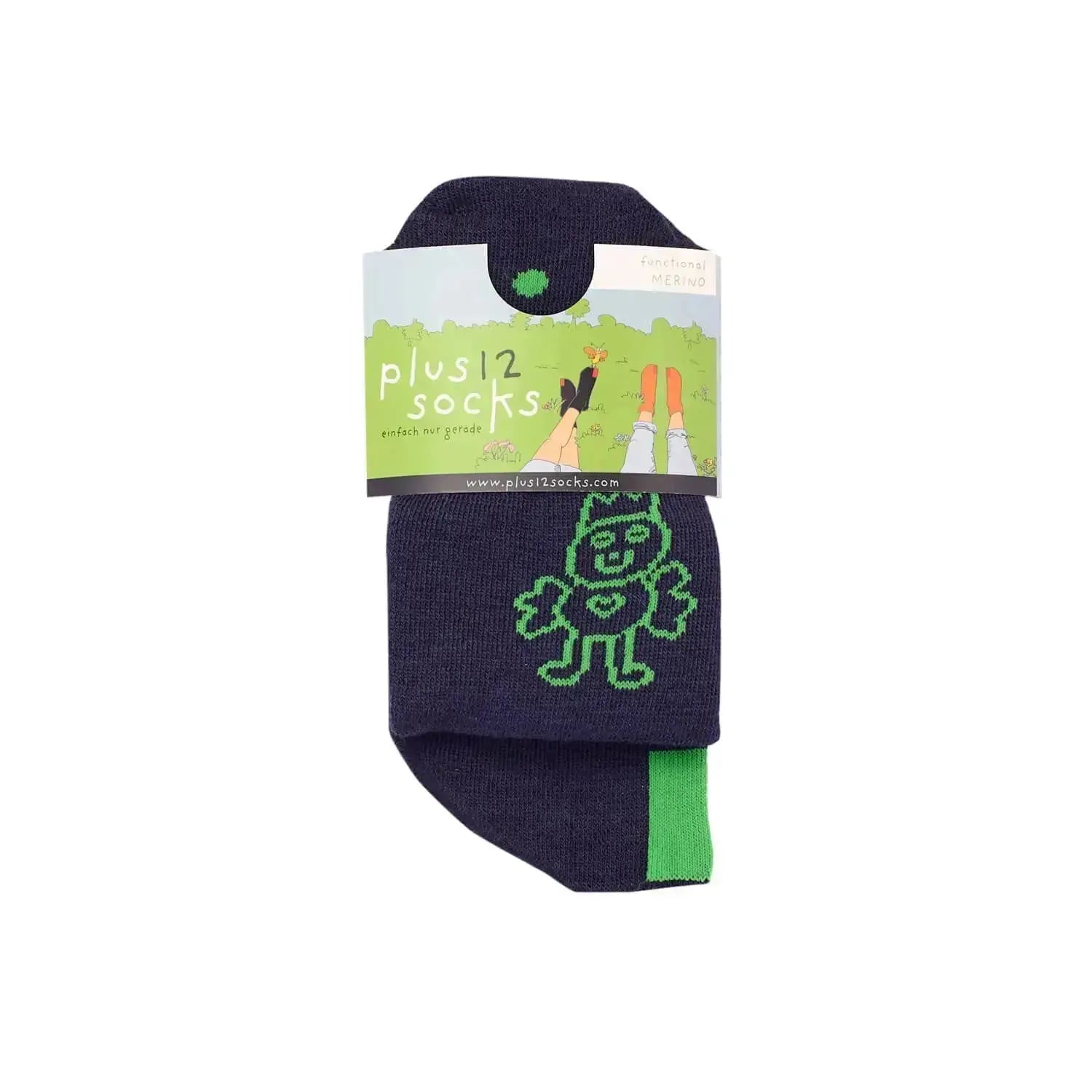 Plus12 - Little Angels Merino - chaussettes barefoot mi-mollet