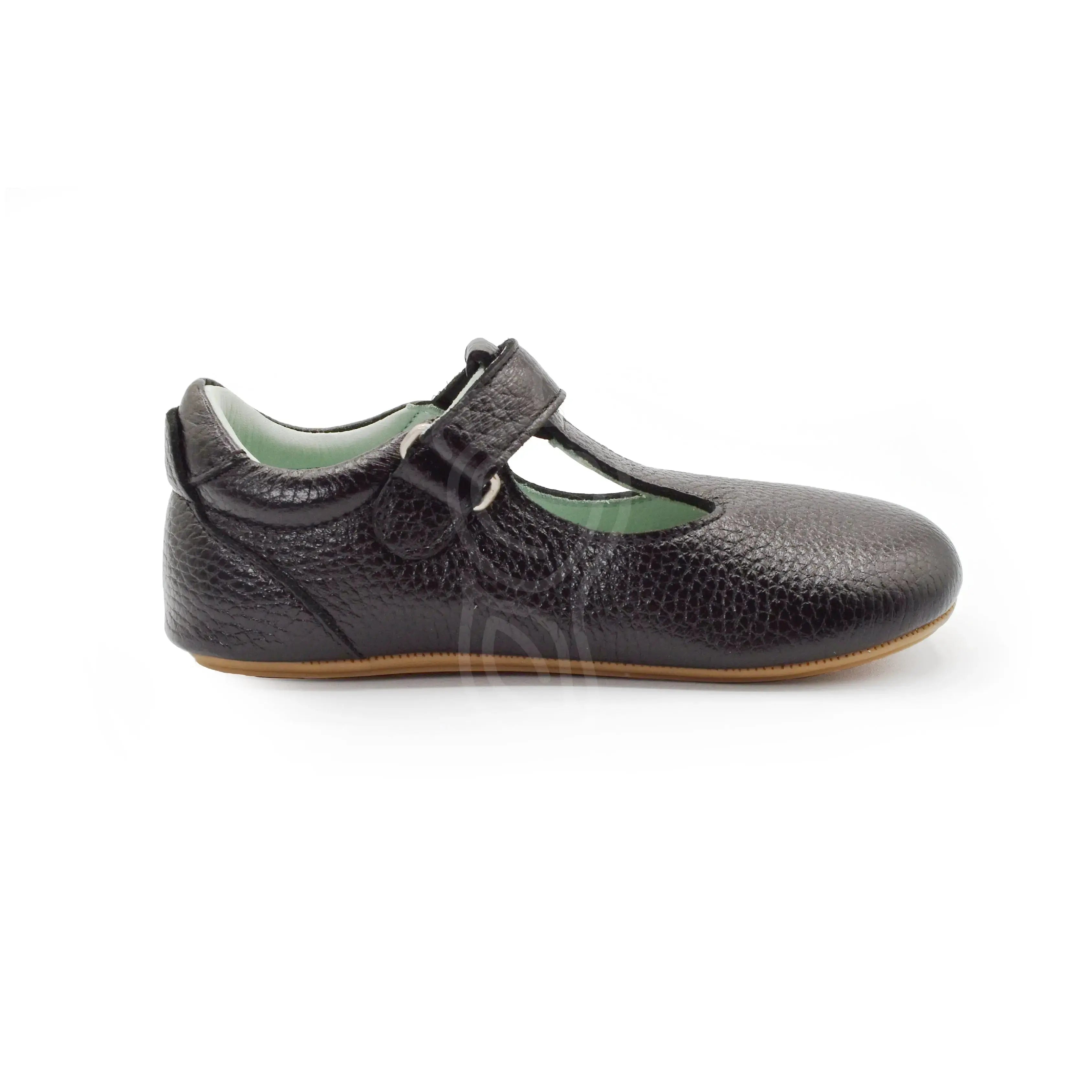 Poco Nido - Chaussures Mighty Black - T Bar - Merceditas barefoot pour écoliers