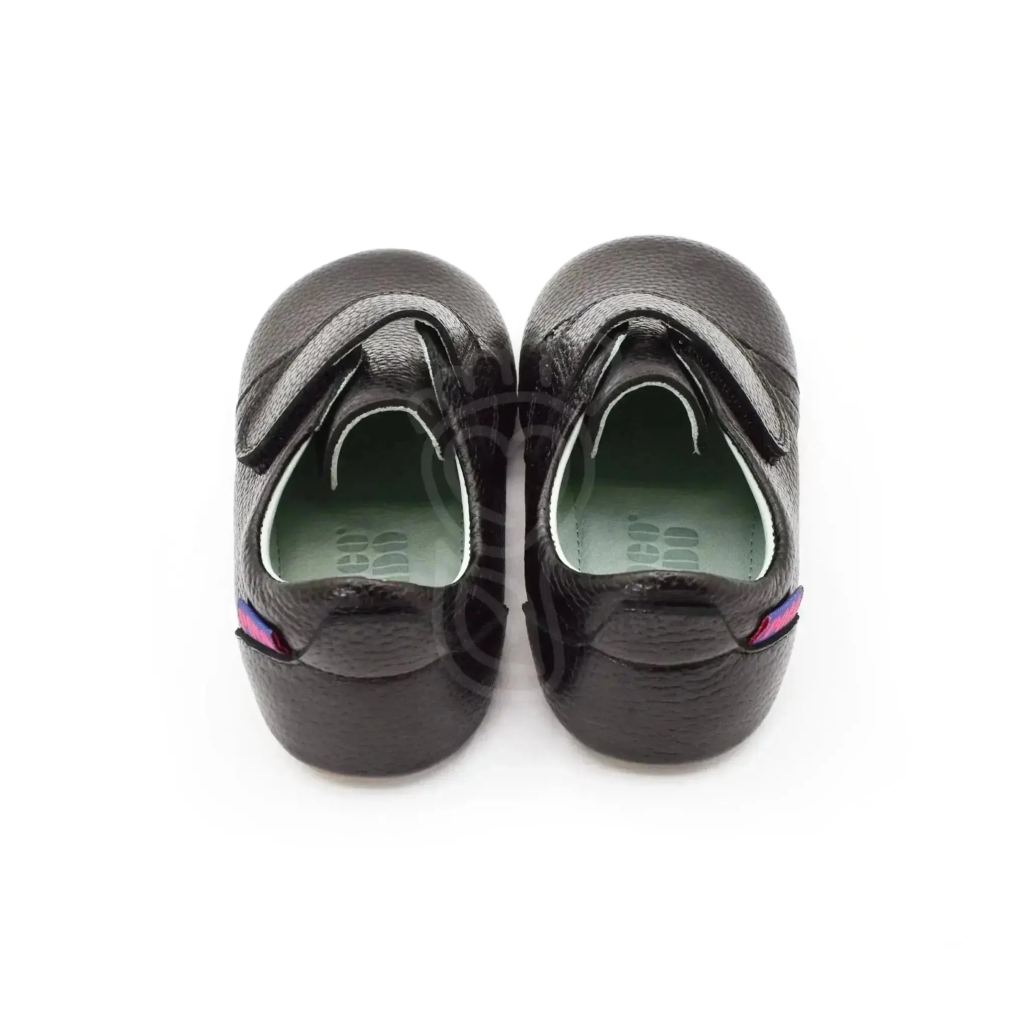 Poco Nido - Chaussures Puissantes Noires - Chaussure d'école Barefoot - Noir