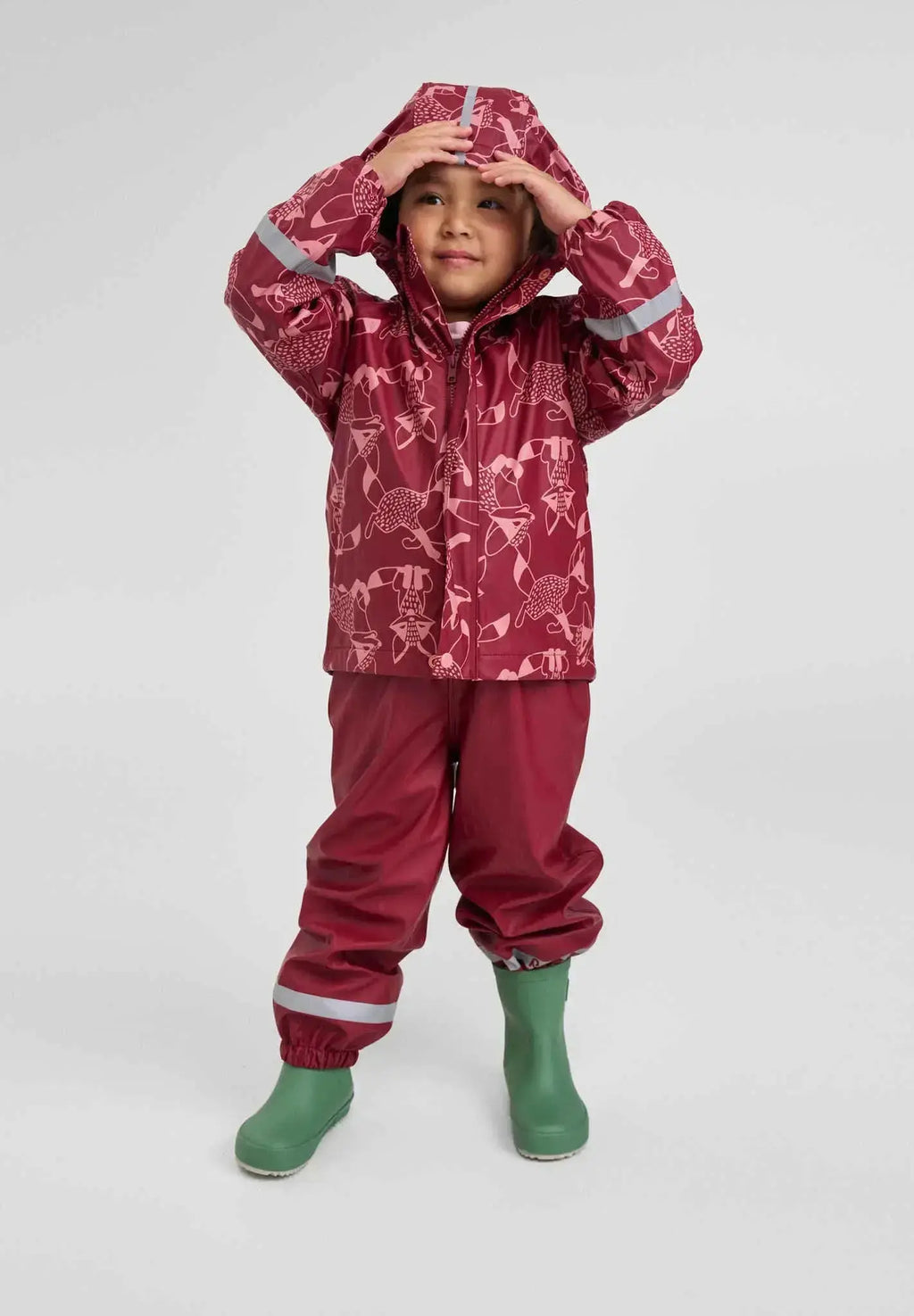 Reima - Ankka Green Clay - Botas de lluvia barefoot infantiles verdes