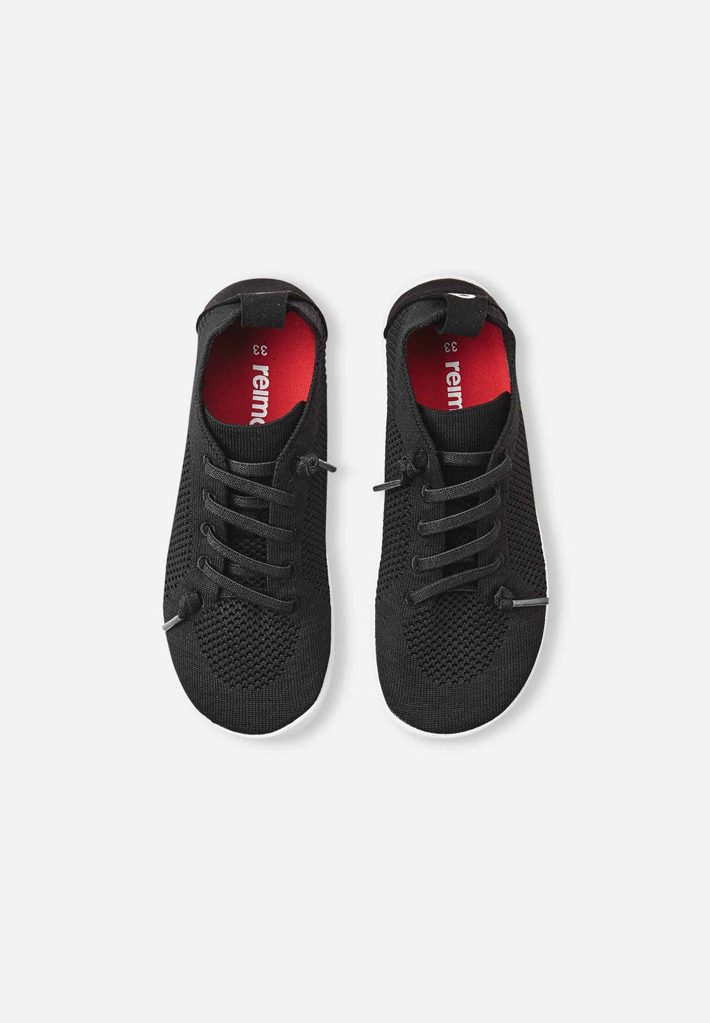 Reima - Astelu Black - Zapatillas barefoot ligeras infantiles negro