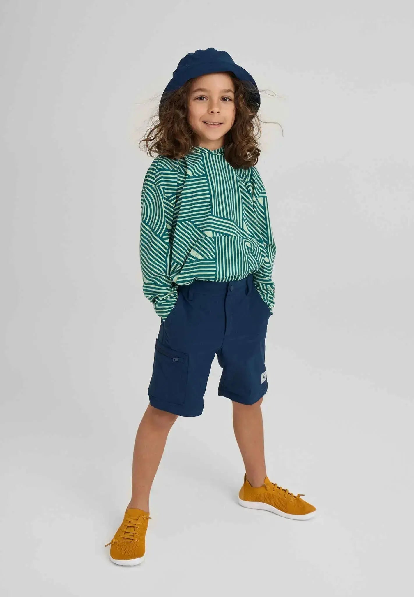 Reima - Astelu Dark Mango - Zapatillas barefoot ligeras infantiles amarillo