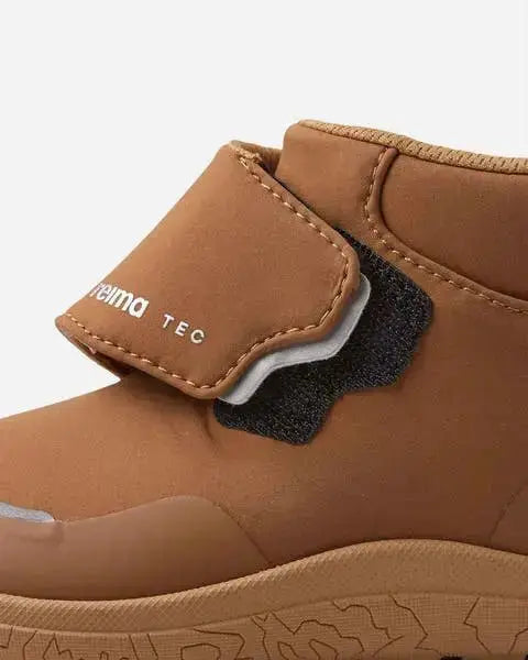 Reima - Hyppii Cinnamon Brown - Botines barefoot impermeables infantiles marrón