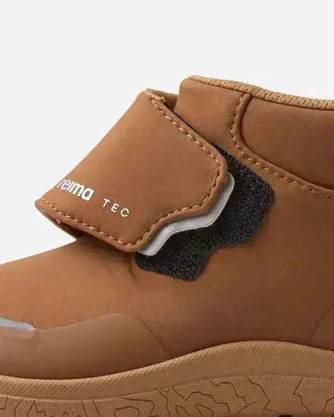 Reima - Hyppii Cinnamon Brown - Botines barefoot impermeables infantiles marrón