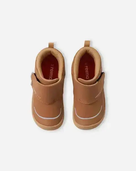 Reima - Hyppii Cinnamon Brown - Botines barefoot impermeables infantiles marrón
