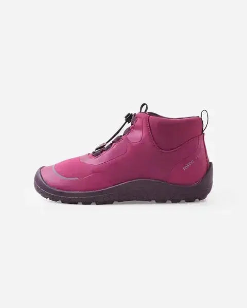 Reima - Loikkii Cool Burgundy - Botines barefoot impermeables infantiles granate