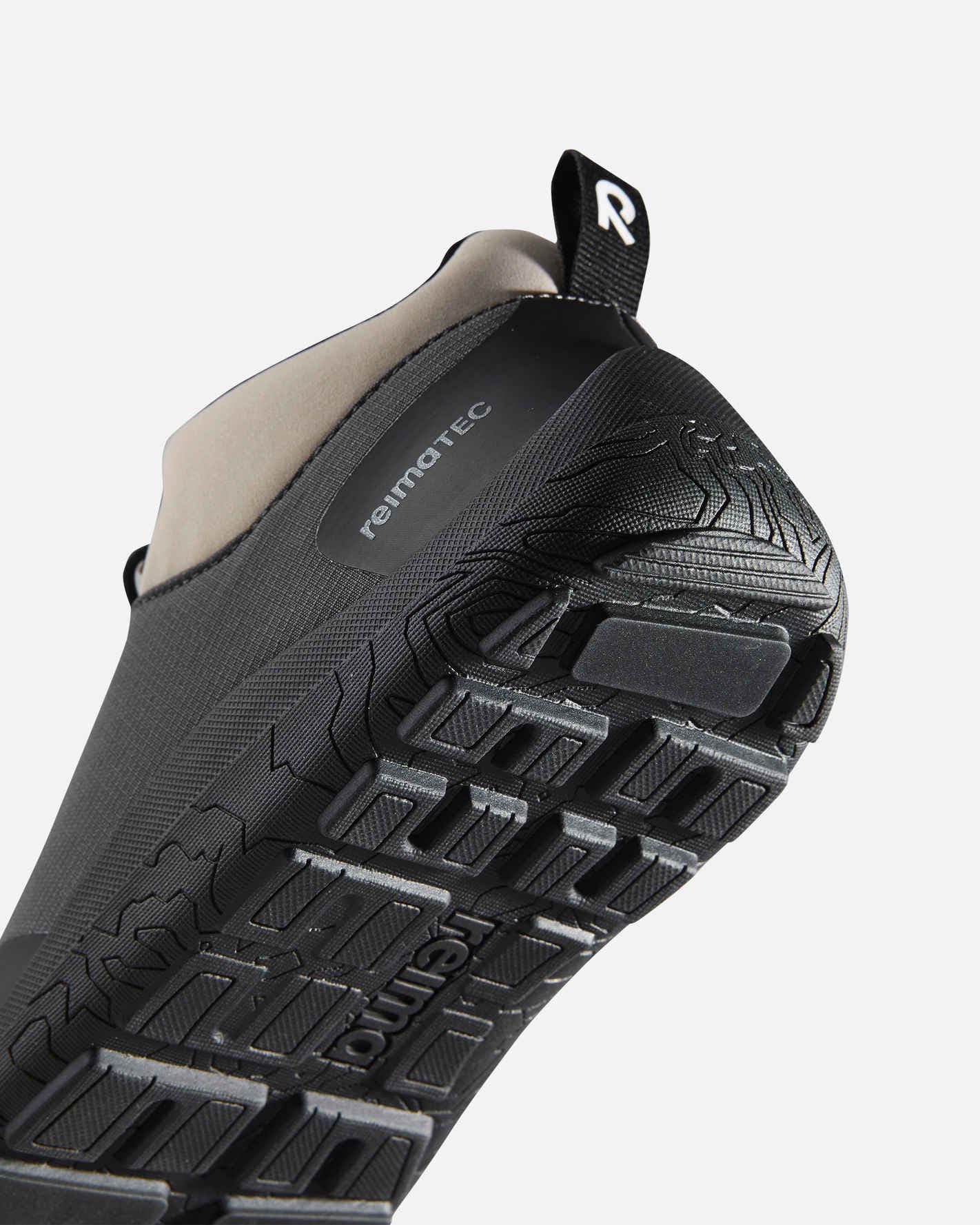 Reima - Sankari Soft Black - botines de senderismo barefoot infantiles negros