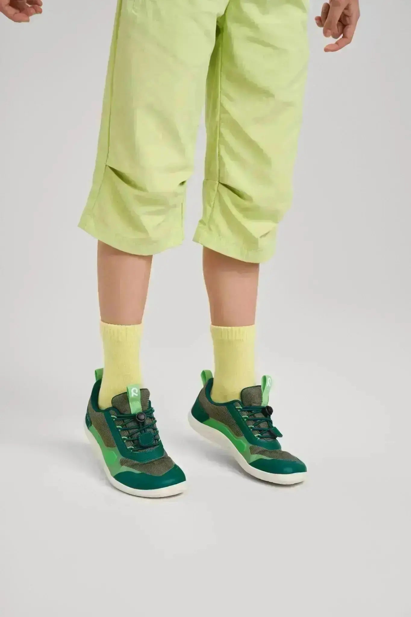 Reima - Tallustelu '25 Greyish Green - Zapatillas barefoot impermeables infantiles verde