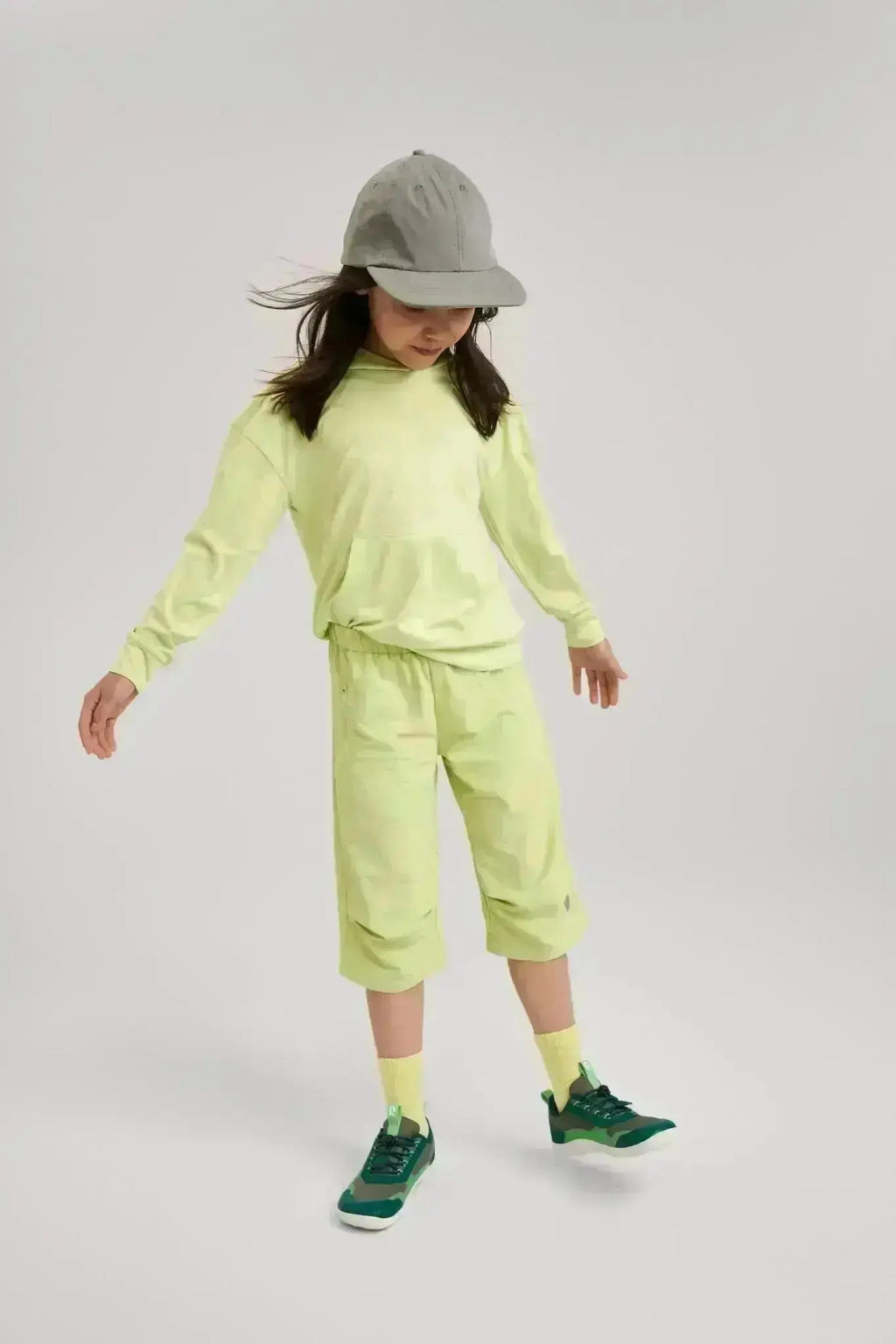 Reima - Tallustelu '25 Greyish Green - Zapatillas barefoot impermeables infantiles verde