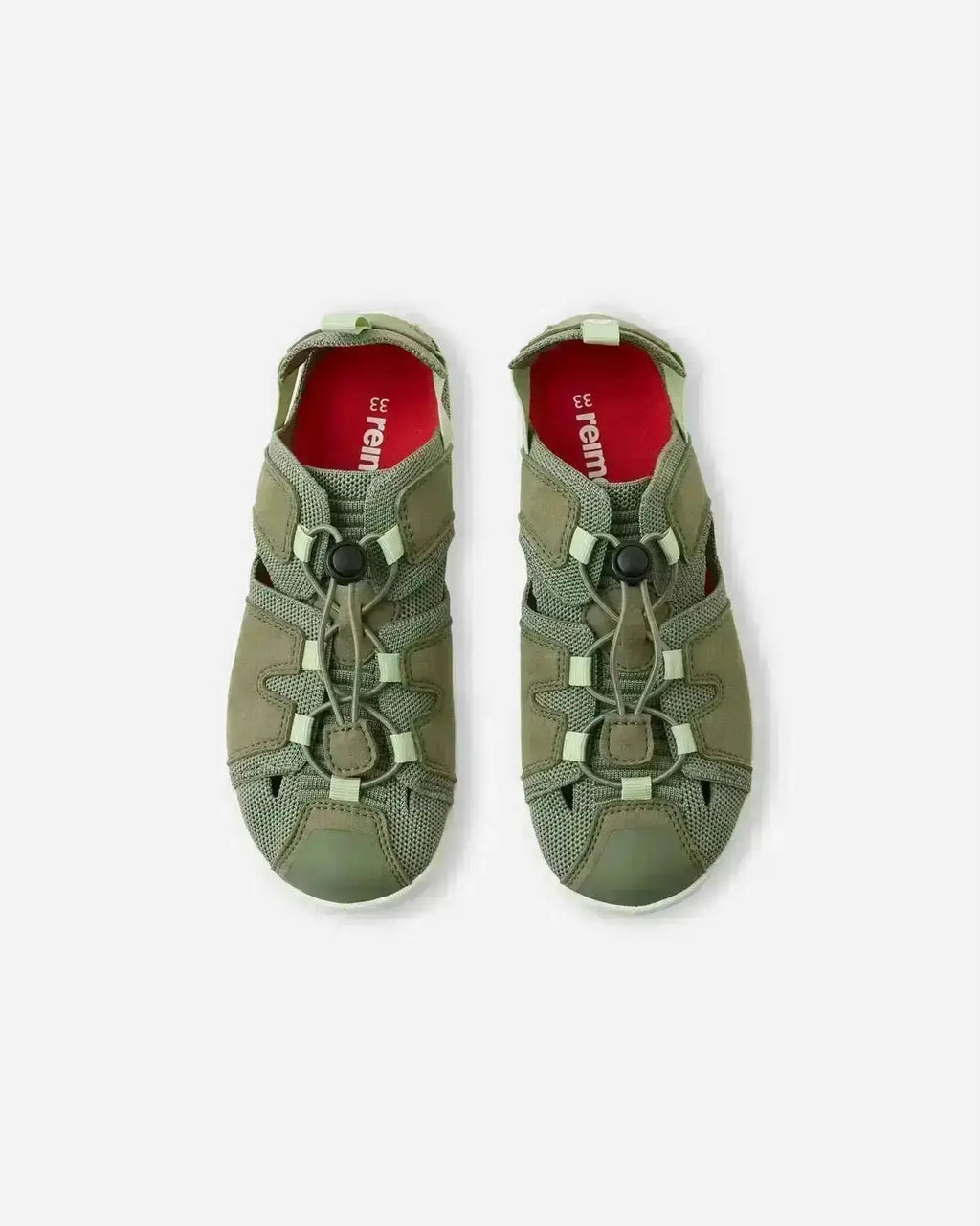 Reima - Valoa Greyish Green - Sandalia deportiva barefoot infantil verde