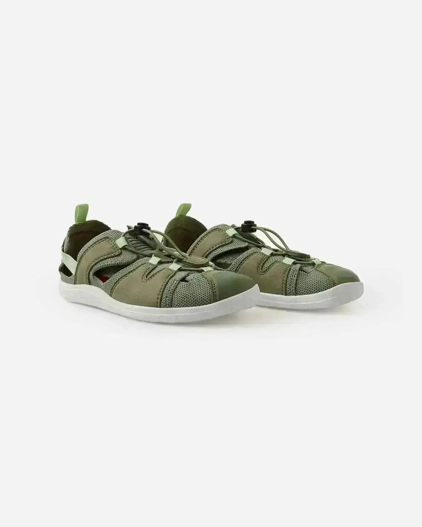 Reima - Valoa Greyish Green - Sandalia deportiva barefoot infantil verde