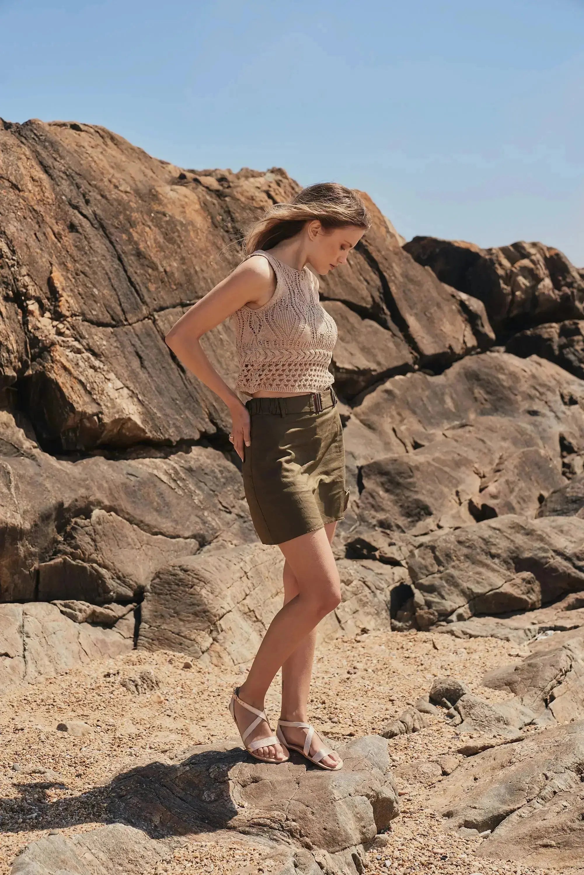 Shapen - Calla Rose Gold - Sandalias barefoot