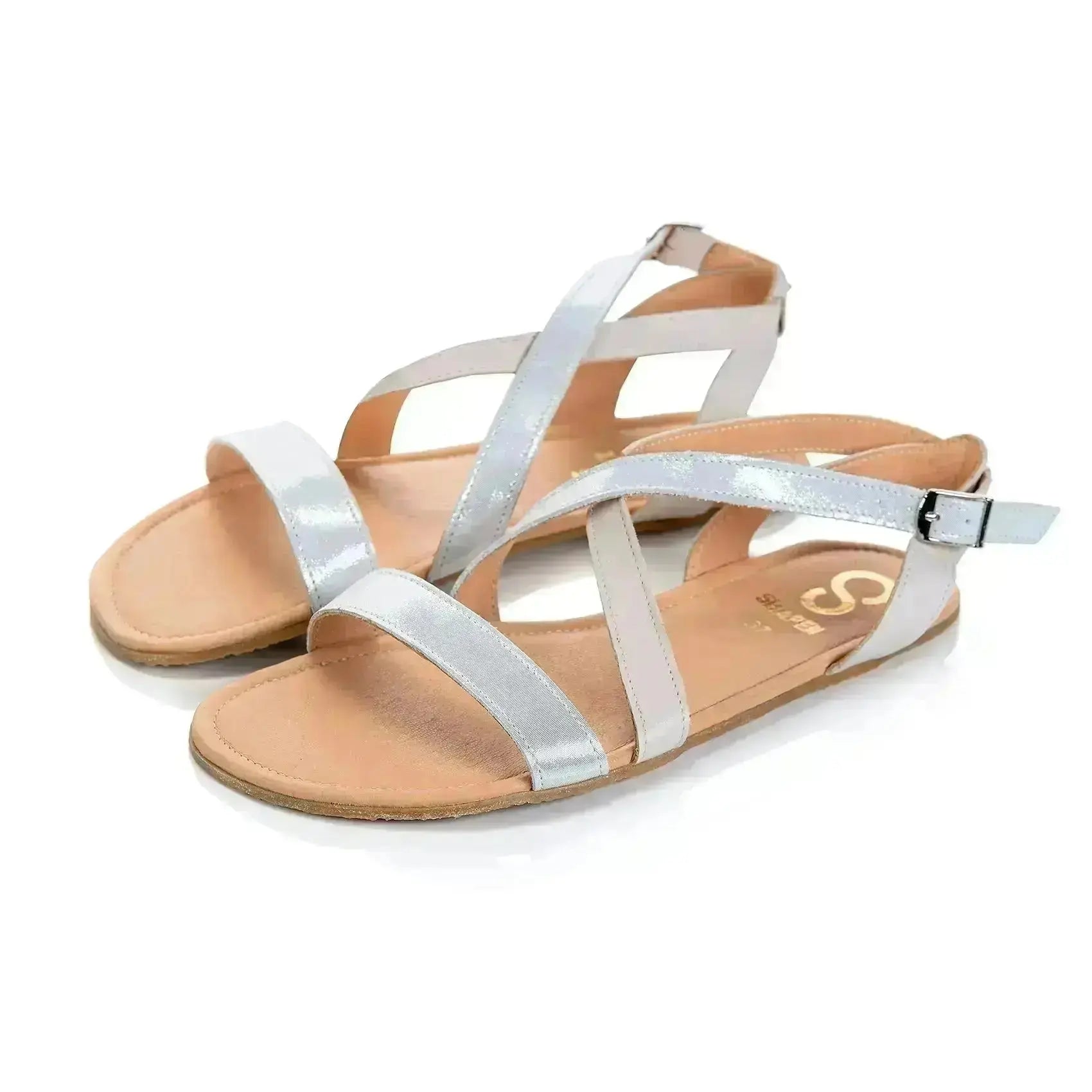 Shapen - Calla White - Sandalias barefoot blancas para mujer