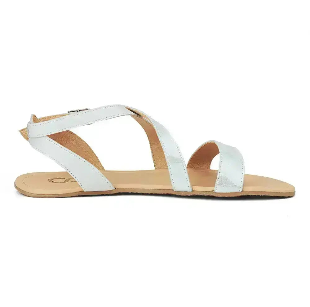 Shapen - Calla White - Sandalias barefoot blancas para mujer