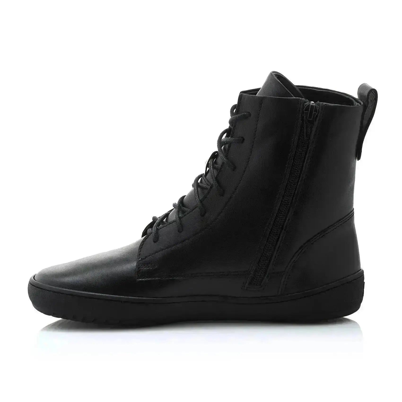 Shapen - Cozy 2.0 Black Smooth Leather - Botas barefoot de invierno