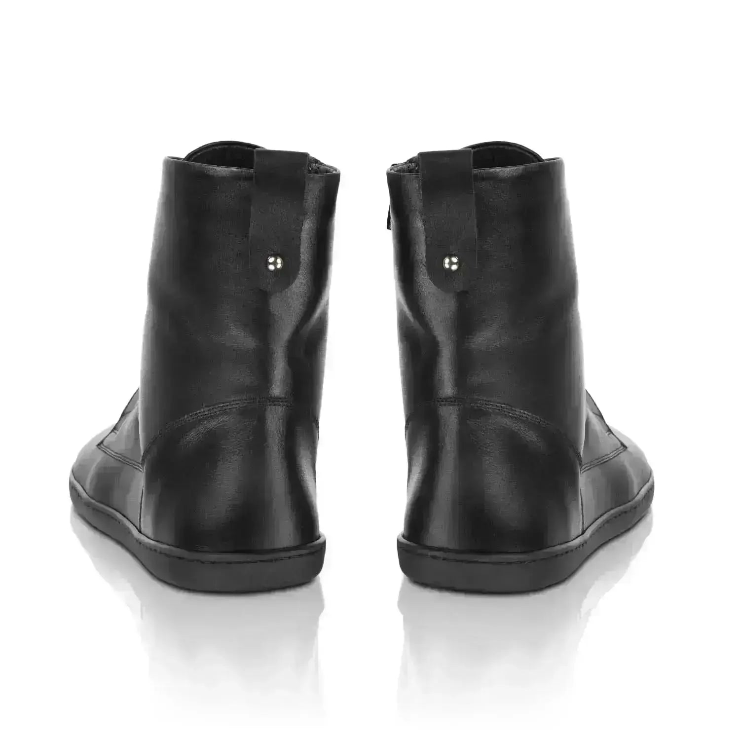 Shapen - Cozy 2.0 Black Smooth Leather - Botas barefoot de invierno