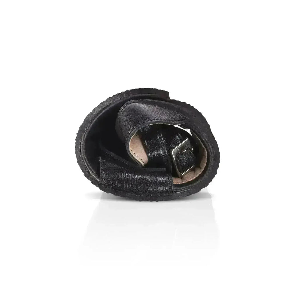 Shapen - Daisy 2.0 Black Crackle - Sandalias barefoot negras para mujer