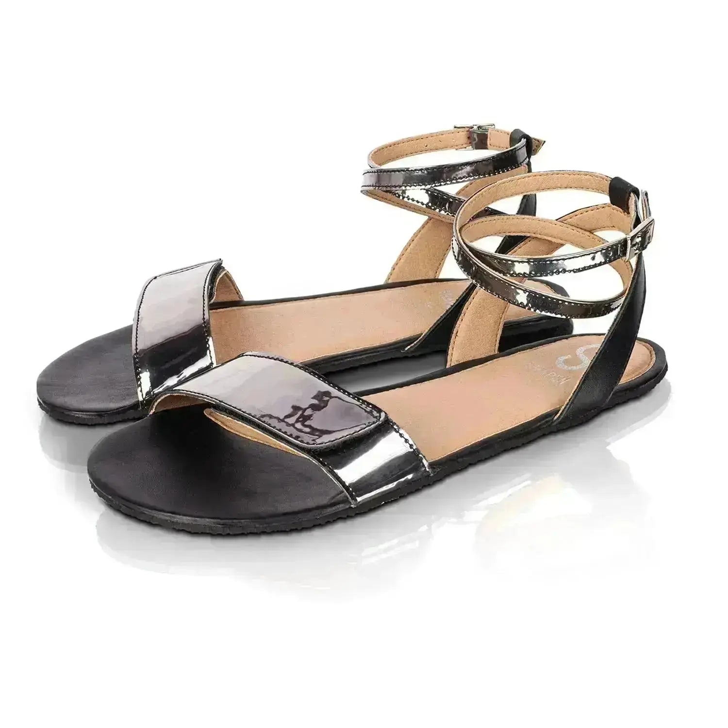 Shapen - Daisy 2.0 Black - Sandalias barefoot negras para mujer