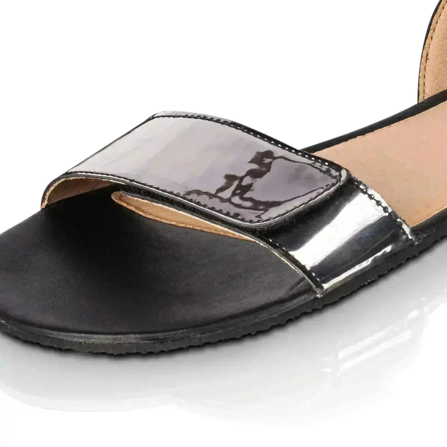 Shapen - Daisy 2.0 Black - Sandalias barefoot negras para mujer