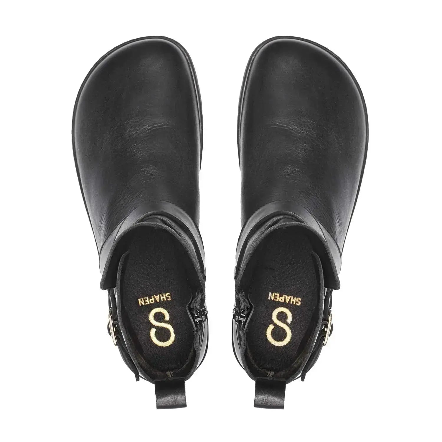 Shapen - Noir Divin - Bottines minimalistes