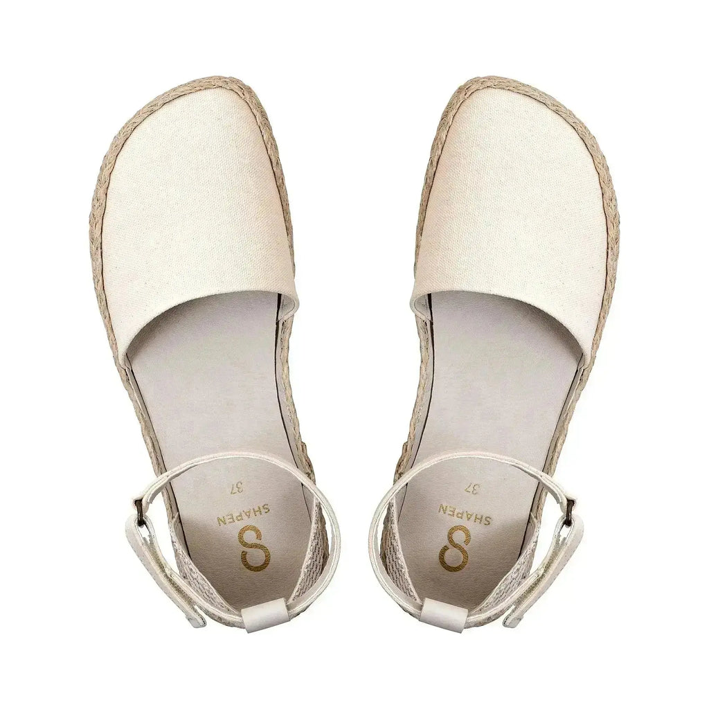 Shapen Festa Natural Vegan - Espadriles barefoot para mujer