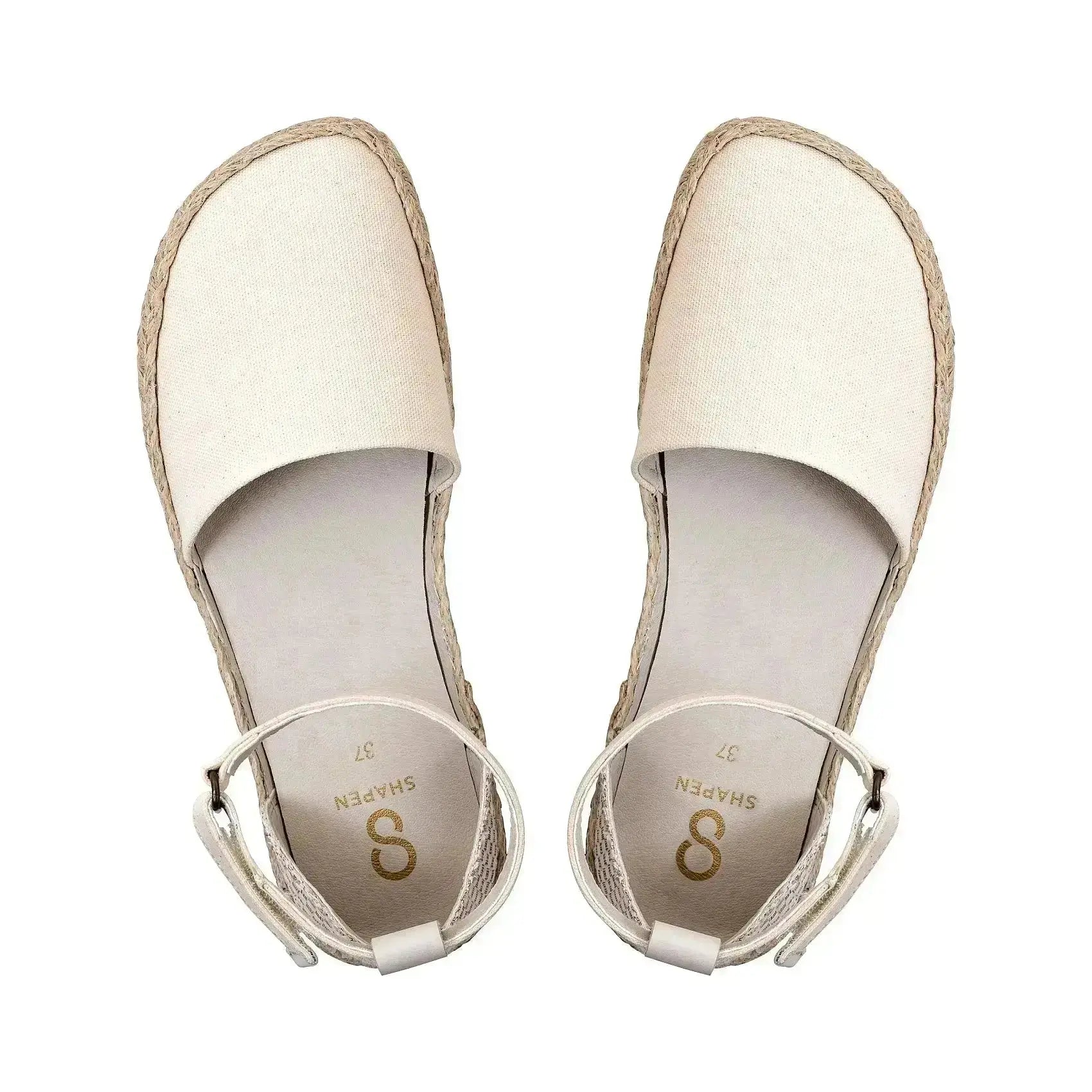 Shapen Festa Natural Vegan - Espadriles barefoot para mujer
