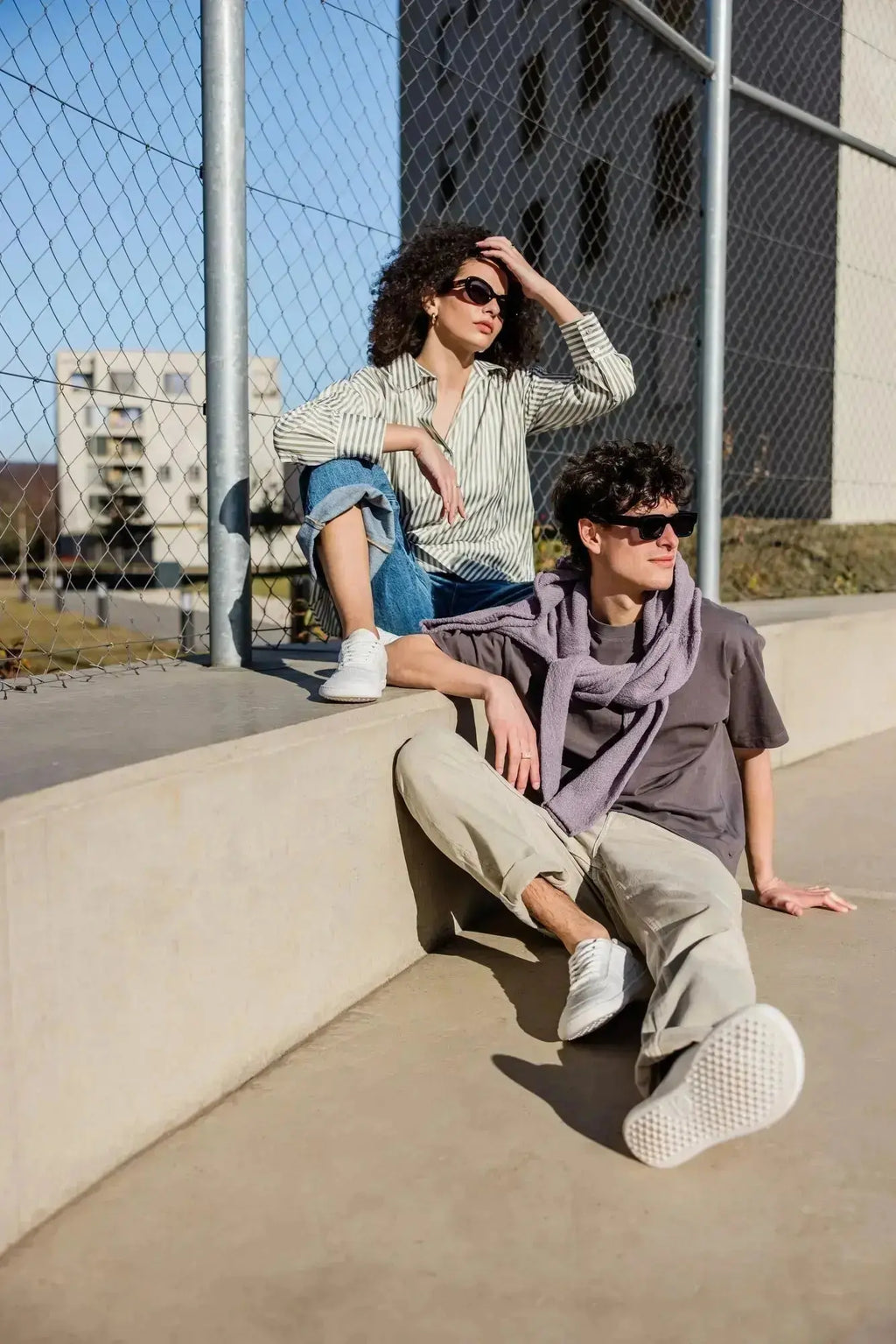 Shapen - Flowin White & Grey - Zapatillas barefoot