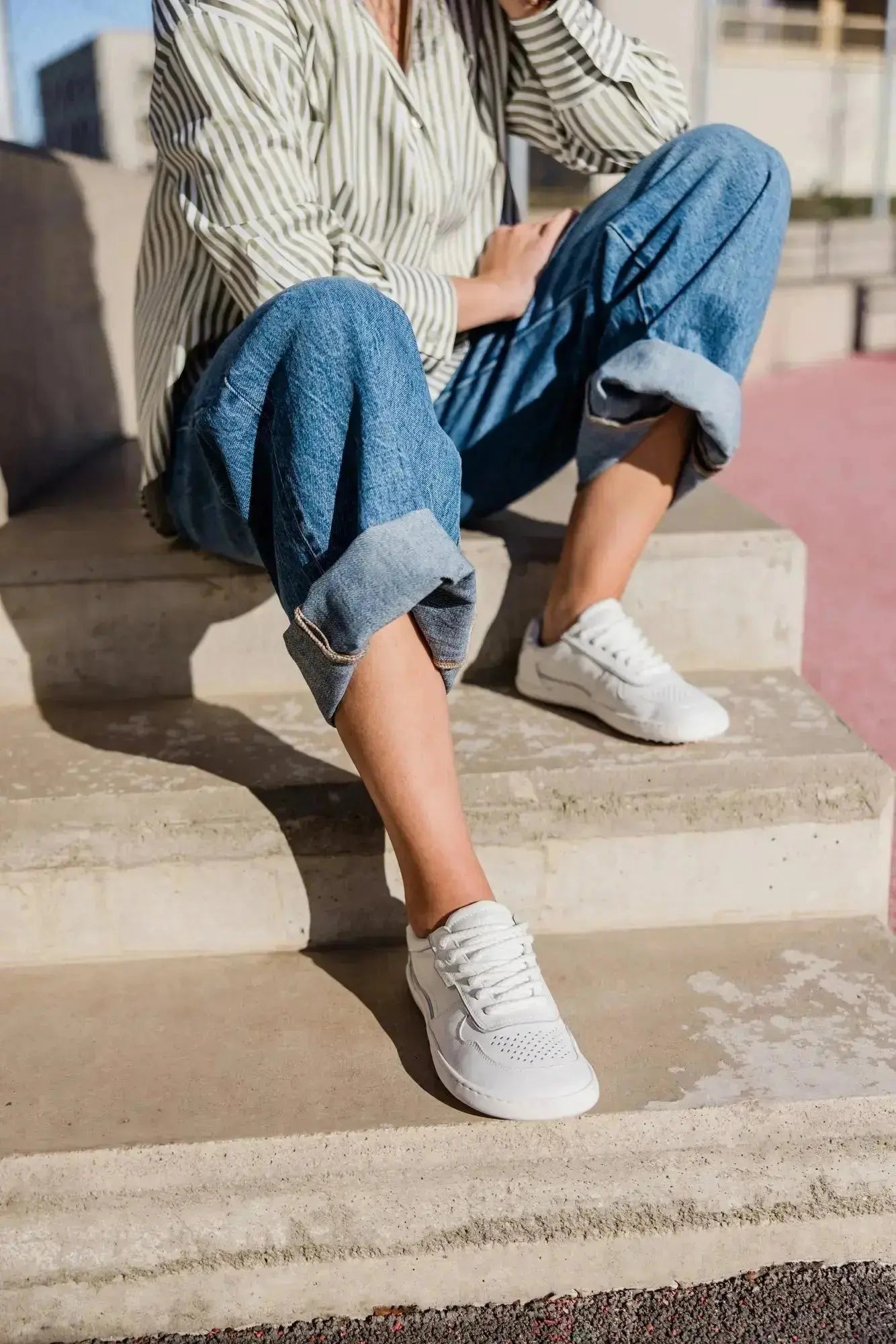 Shapen - Flowin White & Grey - Zapatillas barefoot