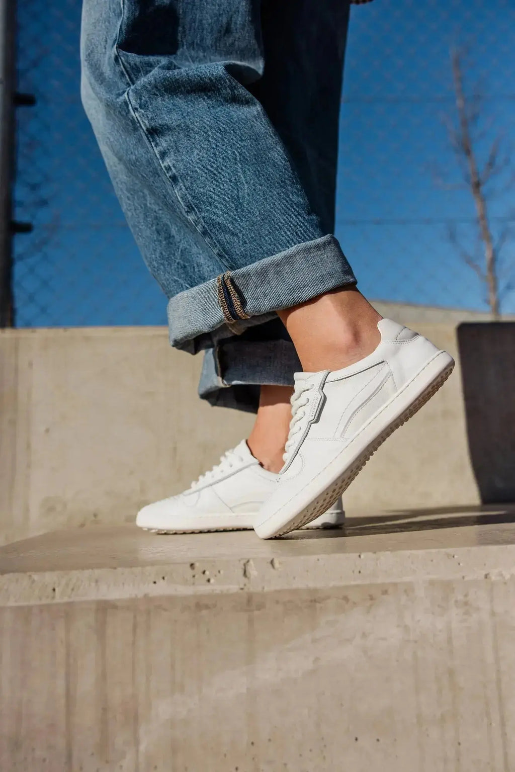 Shapen - Flowin White & Grey - Zapatillas barefoot