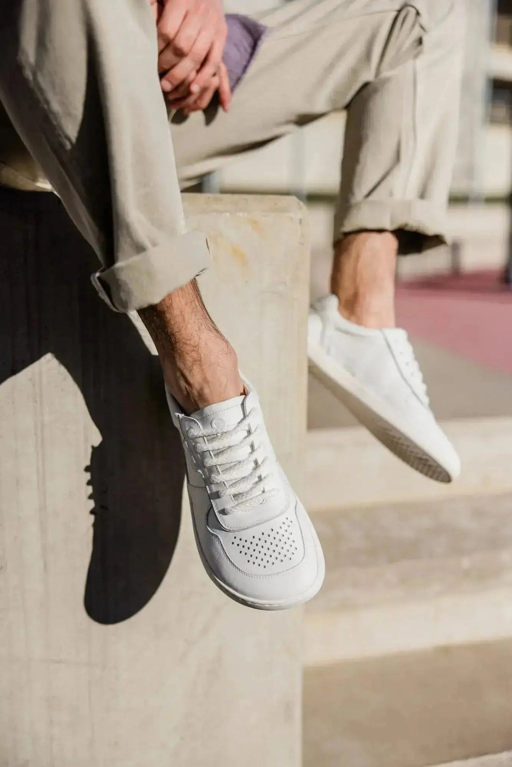 Shapen - Flowin White & Grey - Zapatillas barefoot