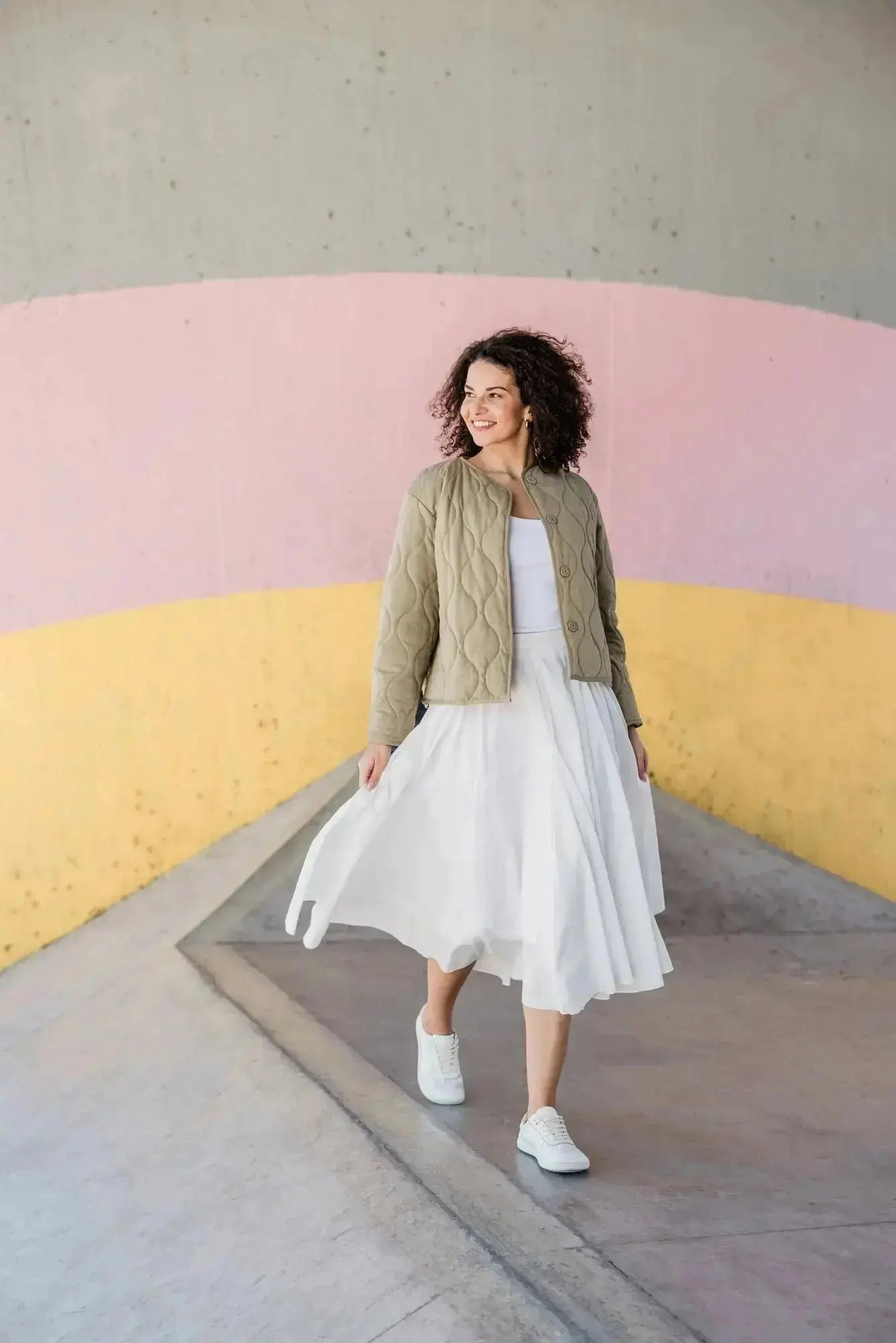 Shapen - Flowin White & Pink - Zapatillas barefoot