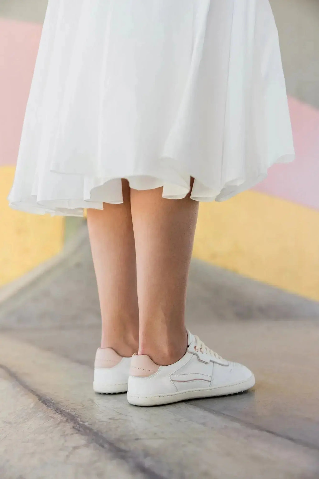 Shapen - Flowin White & Pink - Zapatillas barefoot