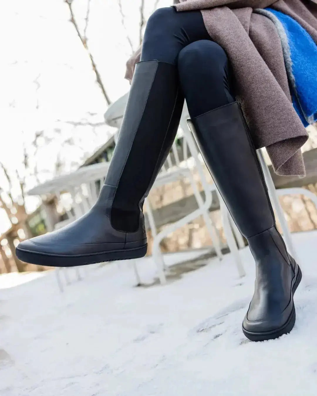 Shapen - Harper Noir - Bottes hautes barefoot