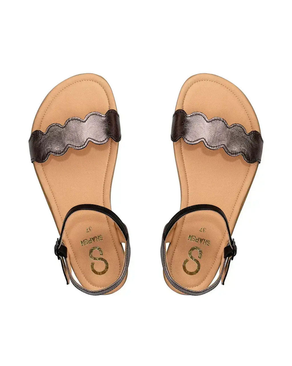 Shapen - Jasmine Black - Sandalias barefoot