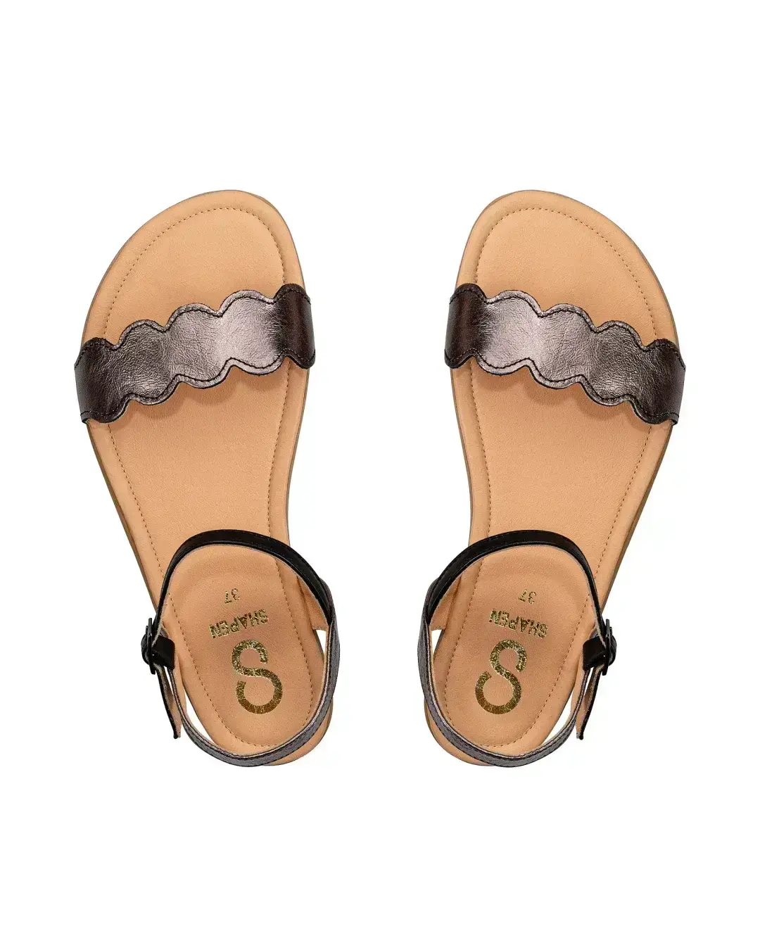 Shapen - Jasmine Black - Sandalias barefoot