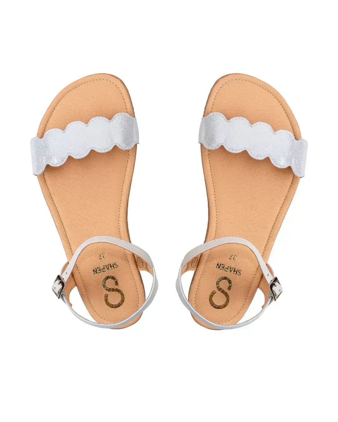 Shapen - Jasmine White - Sandalias barefoot