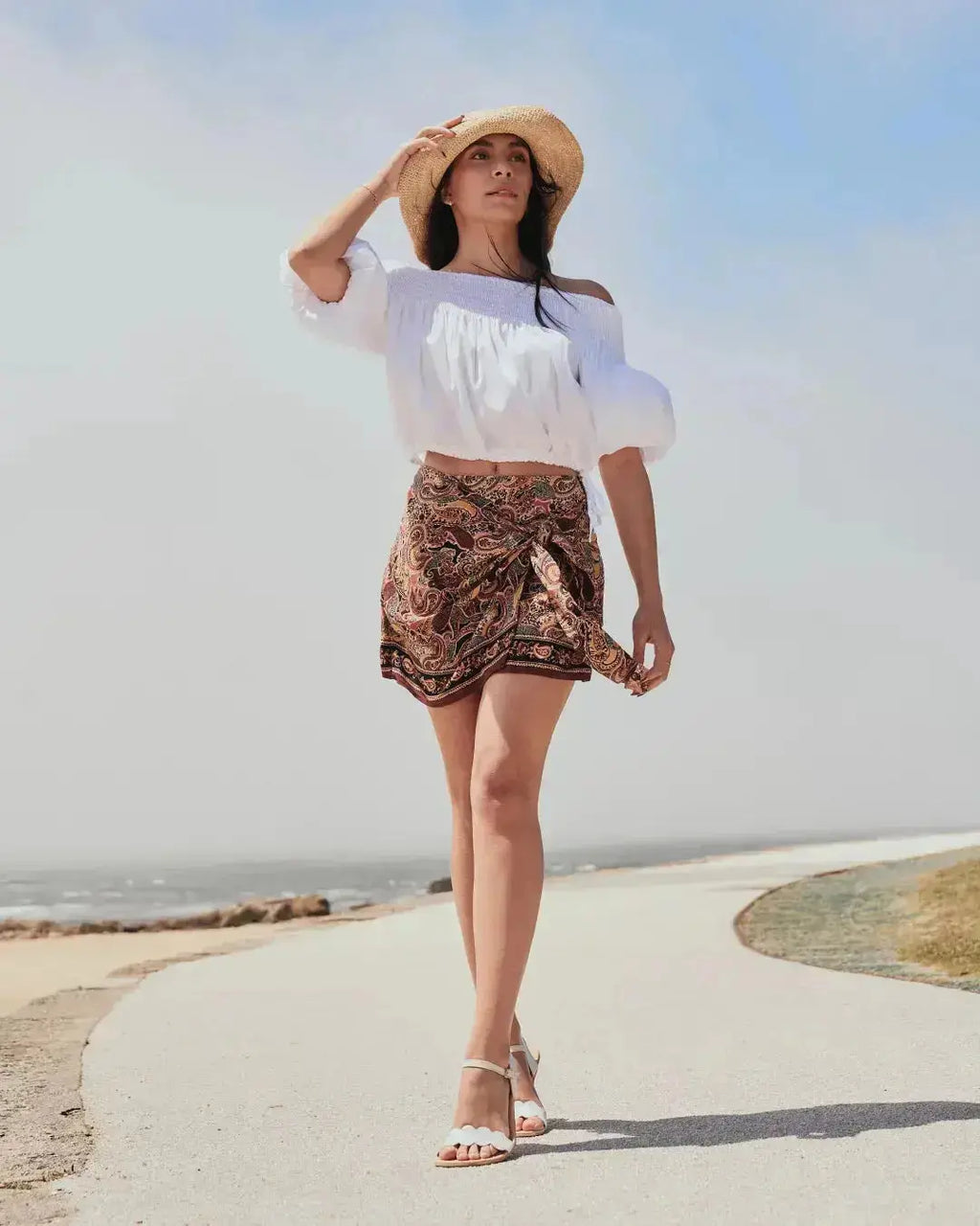 Shapen - Jasmine White - Sandalias barefoot