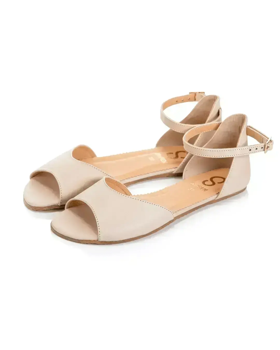 Shapen - Lily 3.0 Natural - Sandalias barefoot nude para mujer