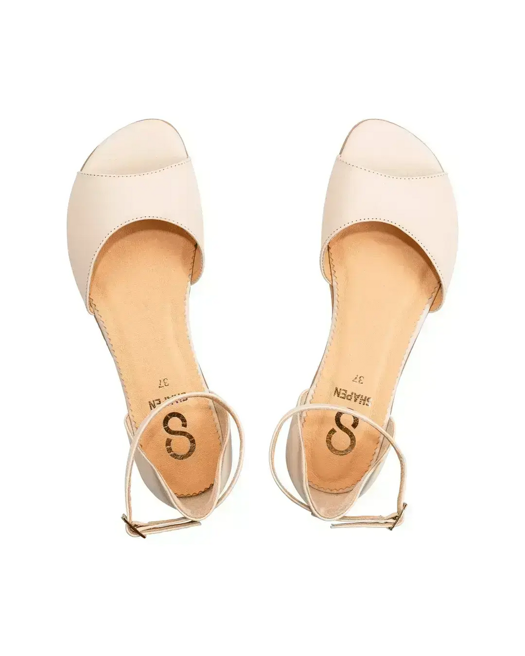 Shapen - Lily 3.0 Natural - Sandalias barefoot nude para mujer