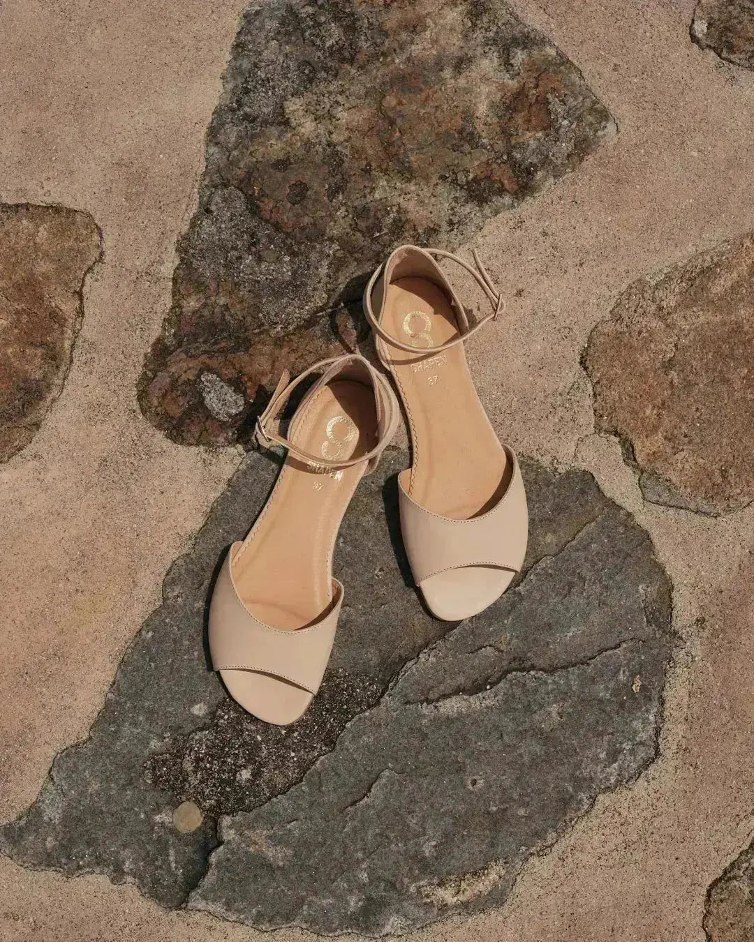 Shapen - Lily 3.0 Natural - Sandalias barefoot nude para mujer