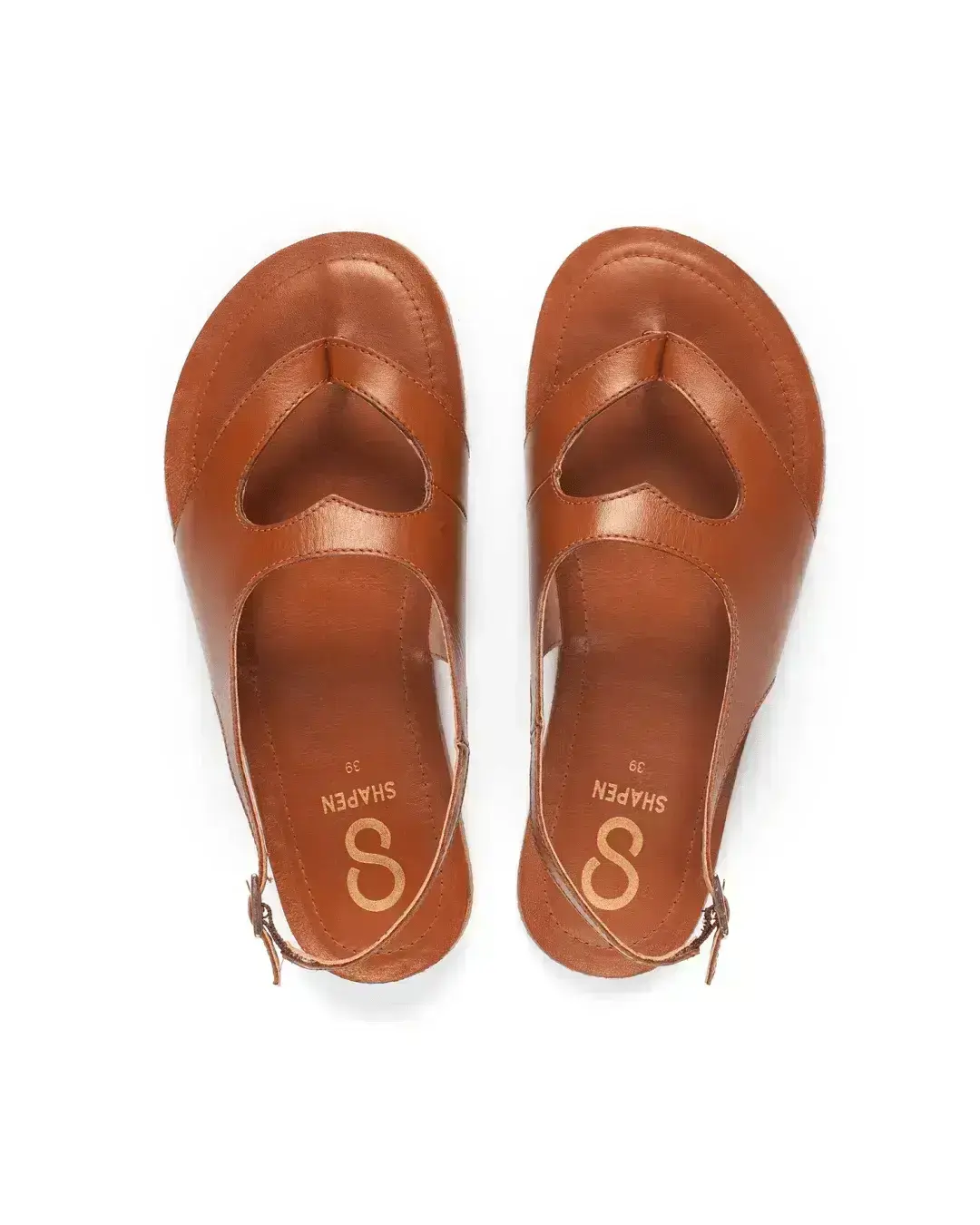 Shapen - Mai 2.0 Brown - Sandalias barefoot marrones para mujer