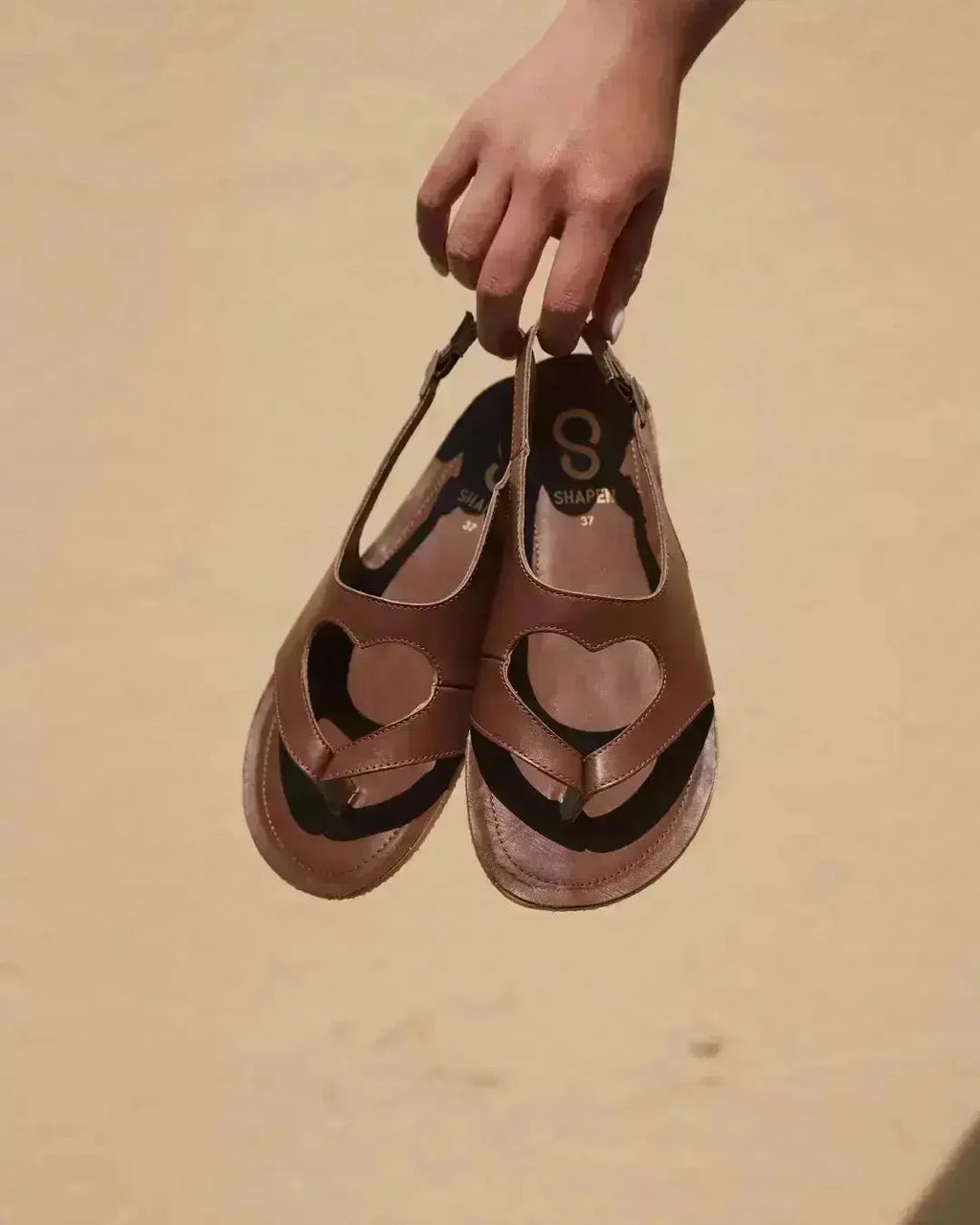 Shapen - Mai 2.0 Brown - Sandalias barefoot marrones para mujer