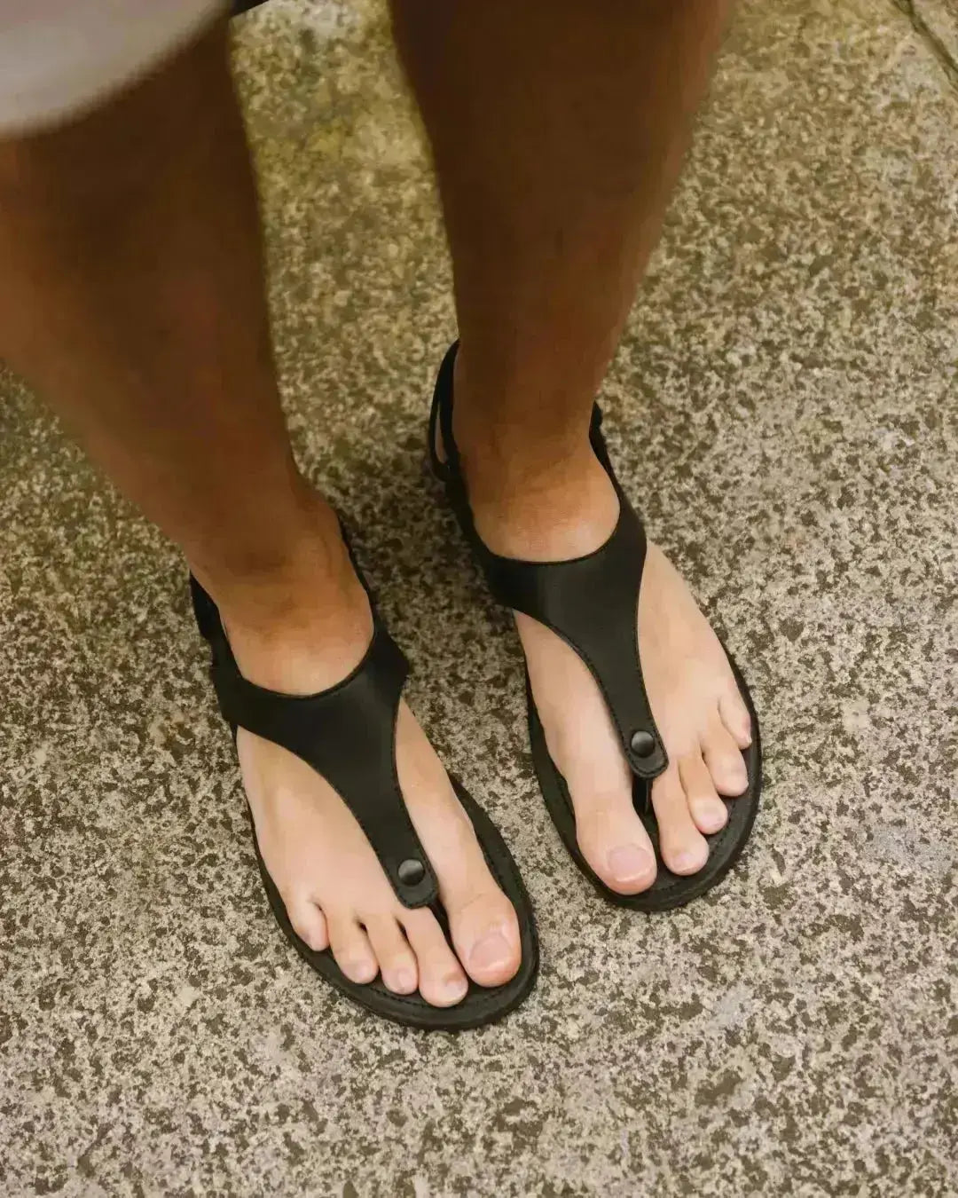 Shapen - Nomad Black - Sandalias barefoot negras