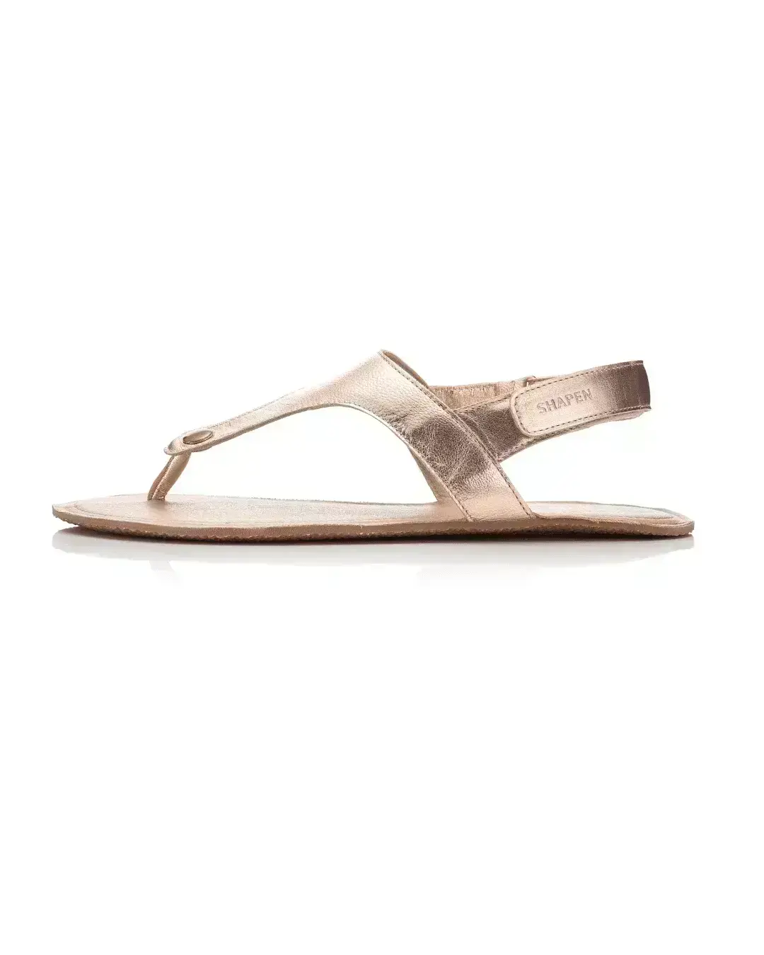 Shapen - Nomad Rose Gold - Sandalias barefoot oro rosa para mujer