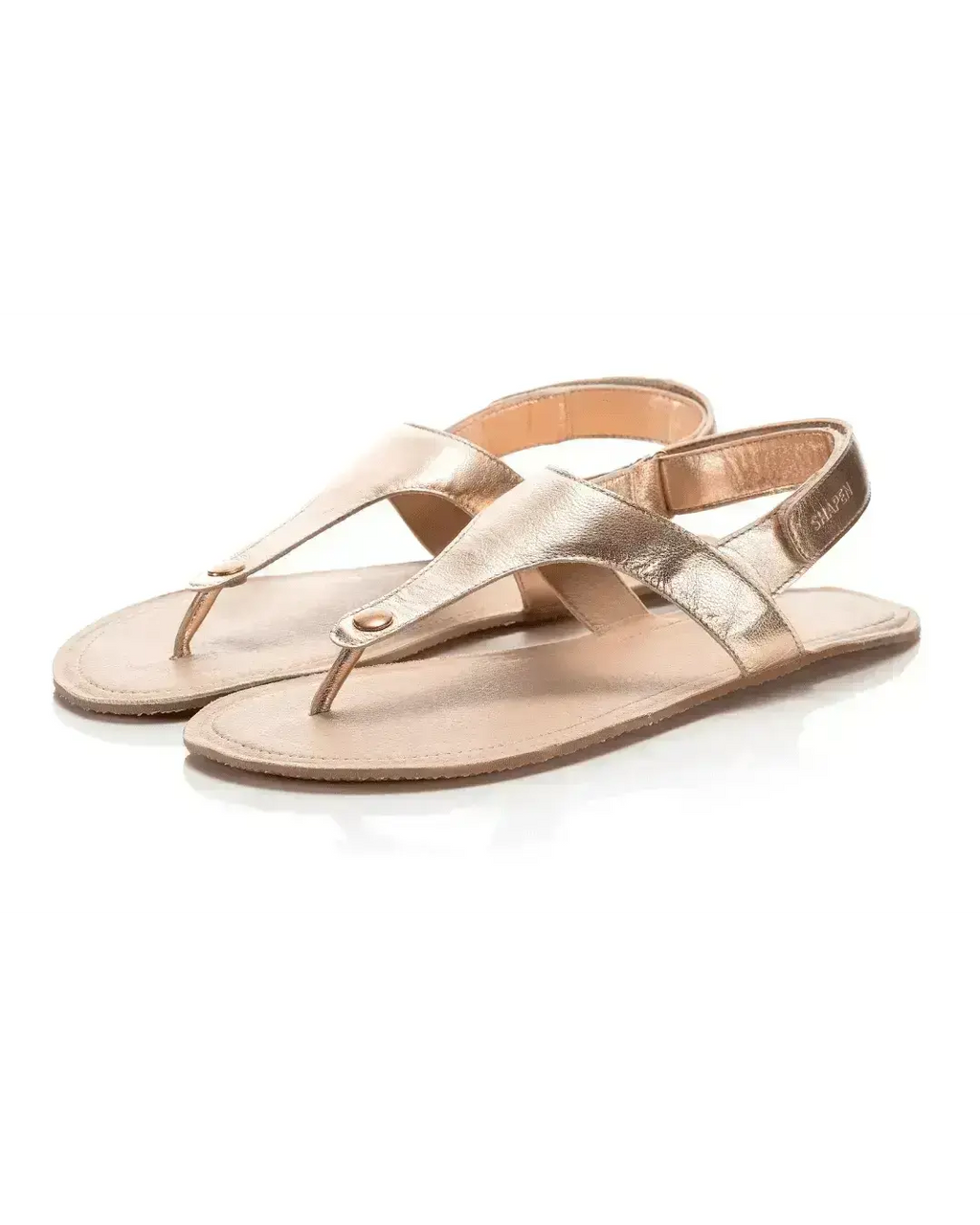 Shapen - Nomad Rose Gold - Sandalias barefoot oro rosa para mujer