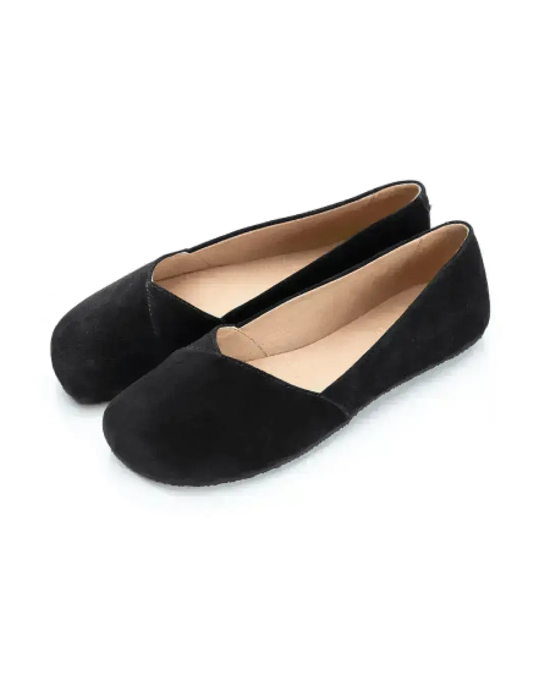Shapen - Peony 2.0 Noir Daim - Ballerines barefoot