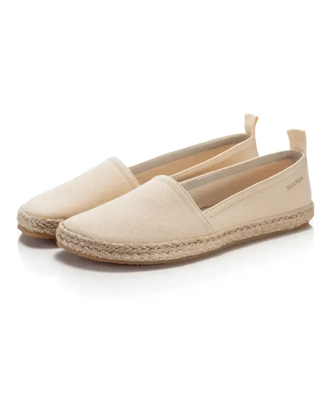 Shapen - Playa Beige - Alpargatas barefoot algodón