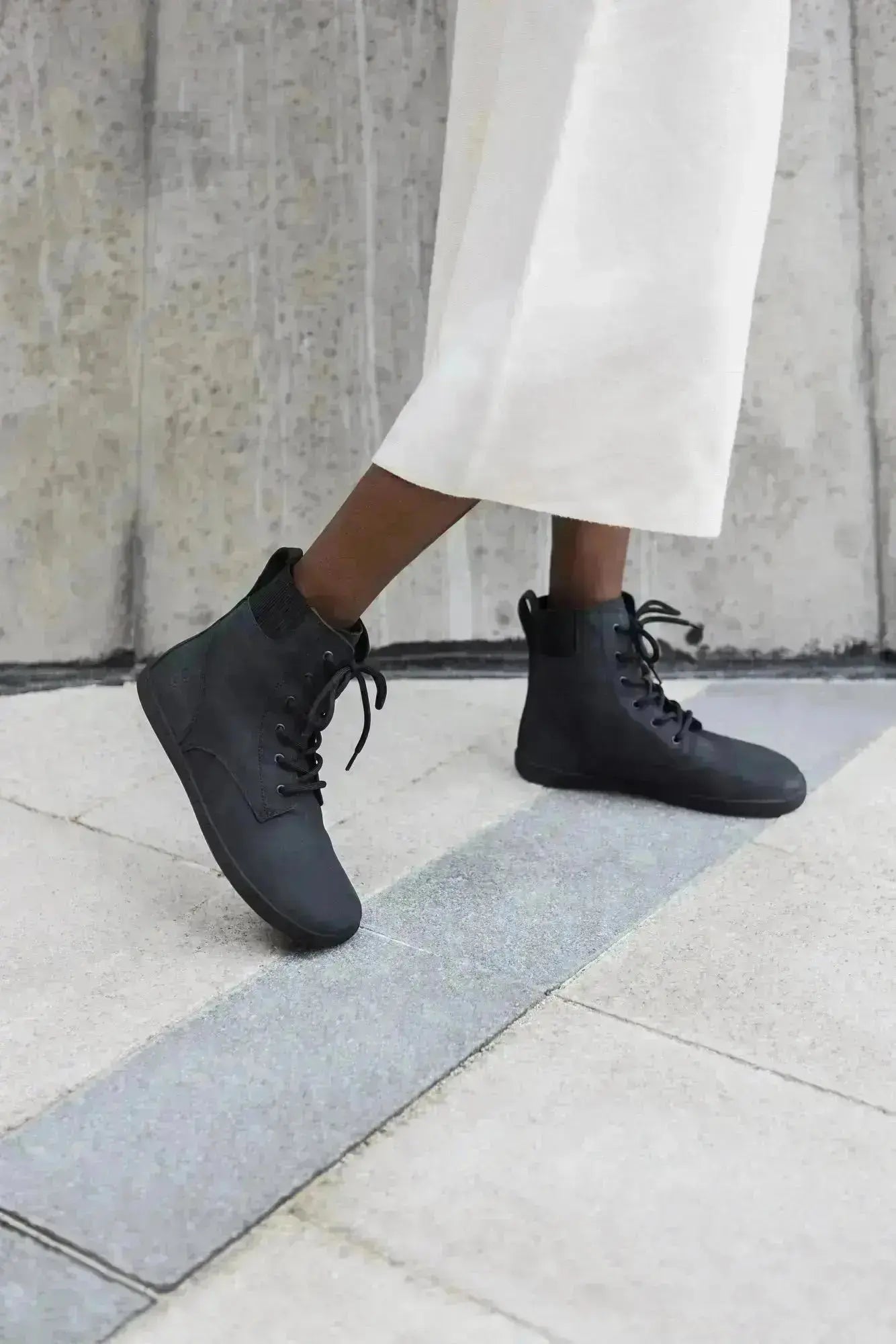 Shapen - Urbaneer 2.0 Black - Botines barefoot elegantes de invierno
