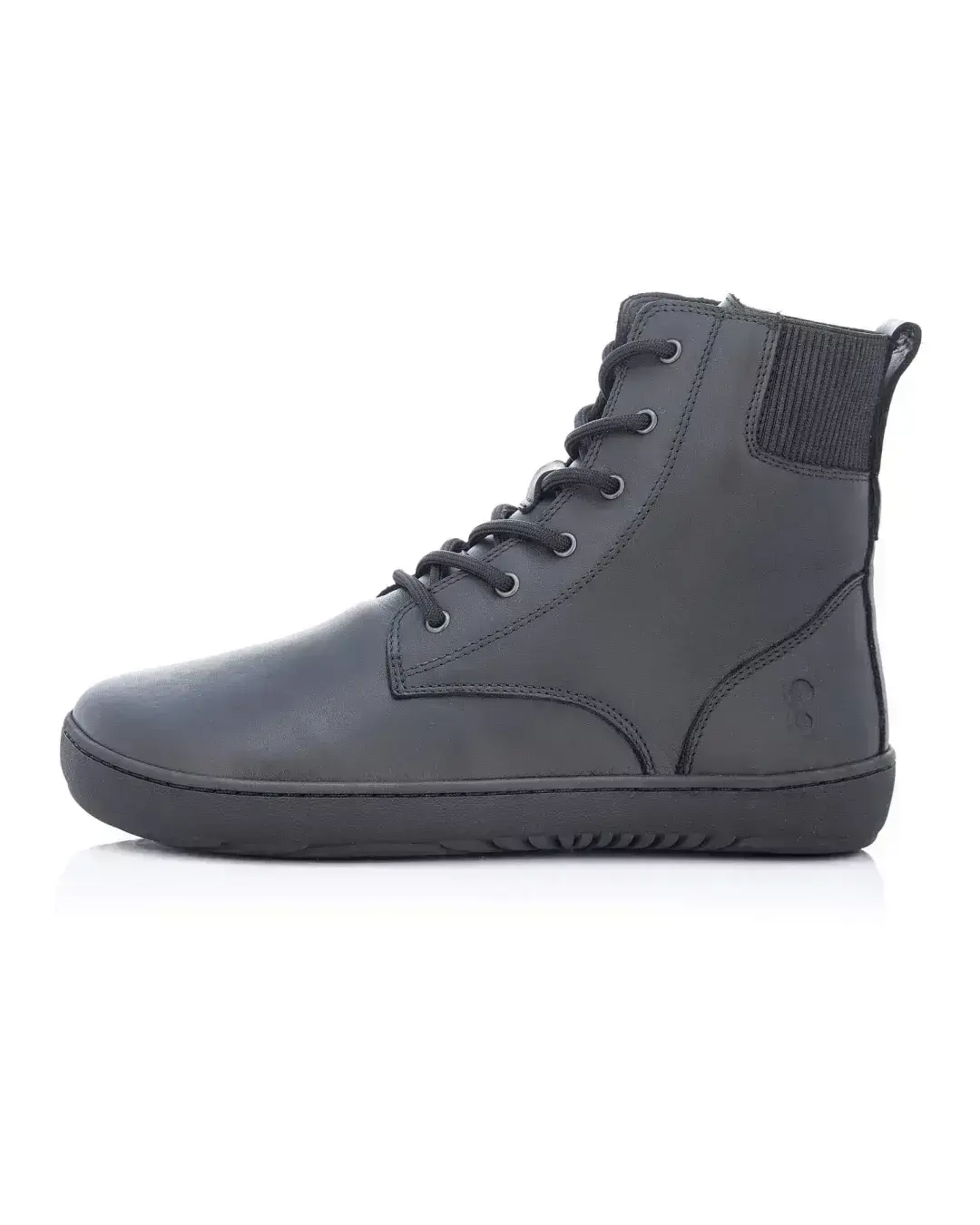 Shapen - Urbaneer 2.0 Black Smooth Leather - Botines barefoot elegantes de invierno